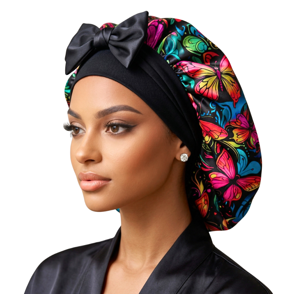 Original Stretch Tie Satin Bonnet