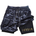 Men's Double-Layer Running Training Shorts