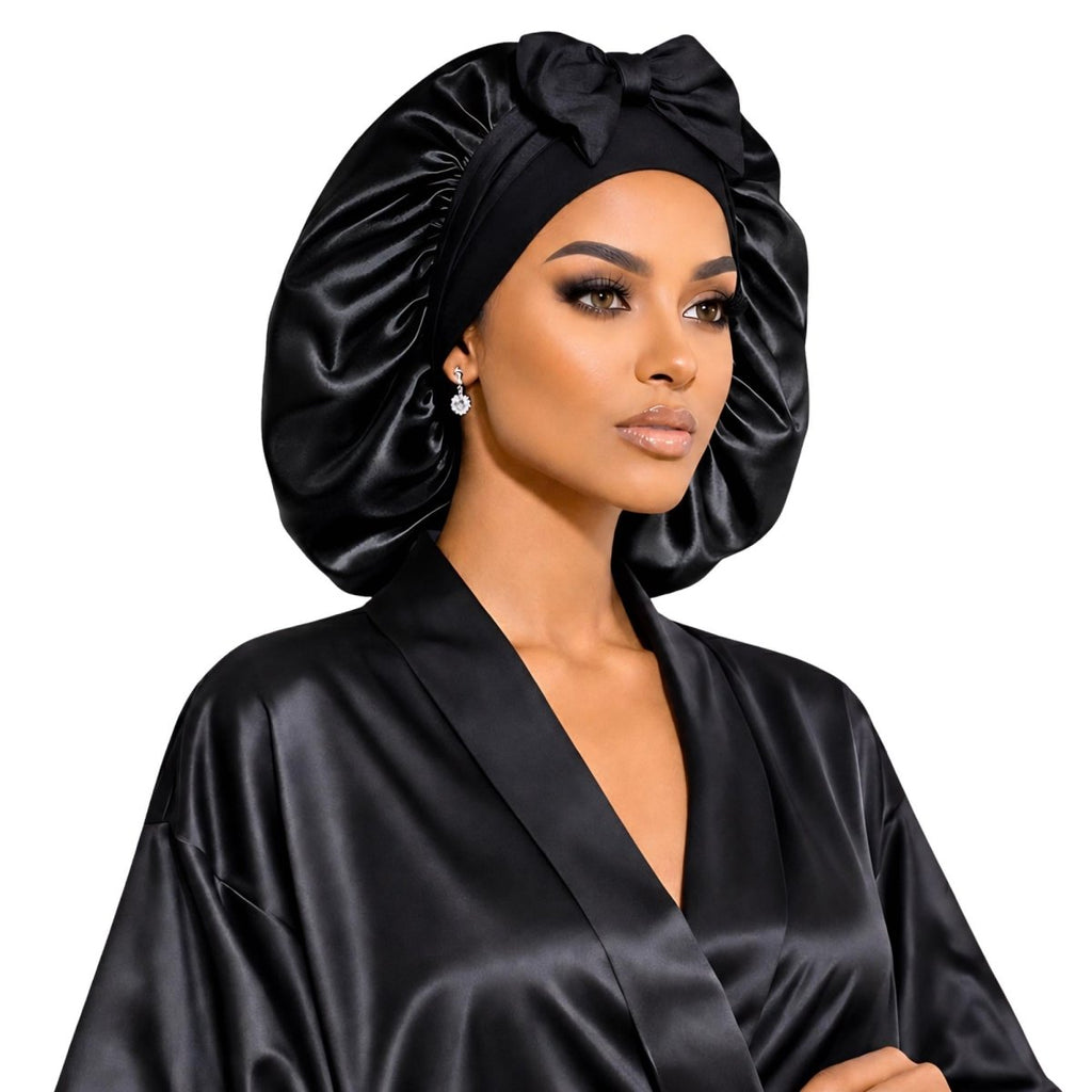 Original Stretch Tie Satin Bonnet