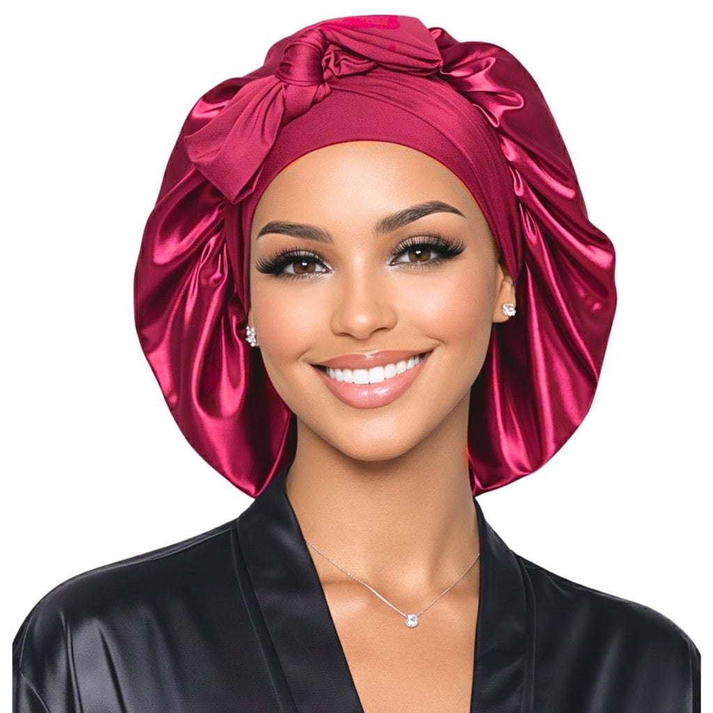 Original Stretch Tie Satin Bonnet