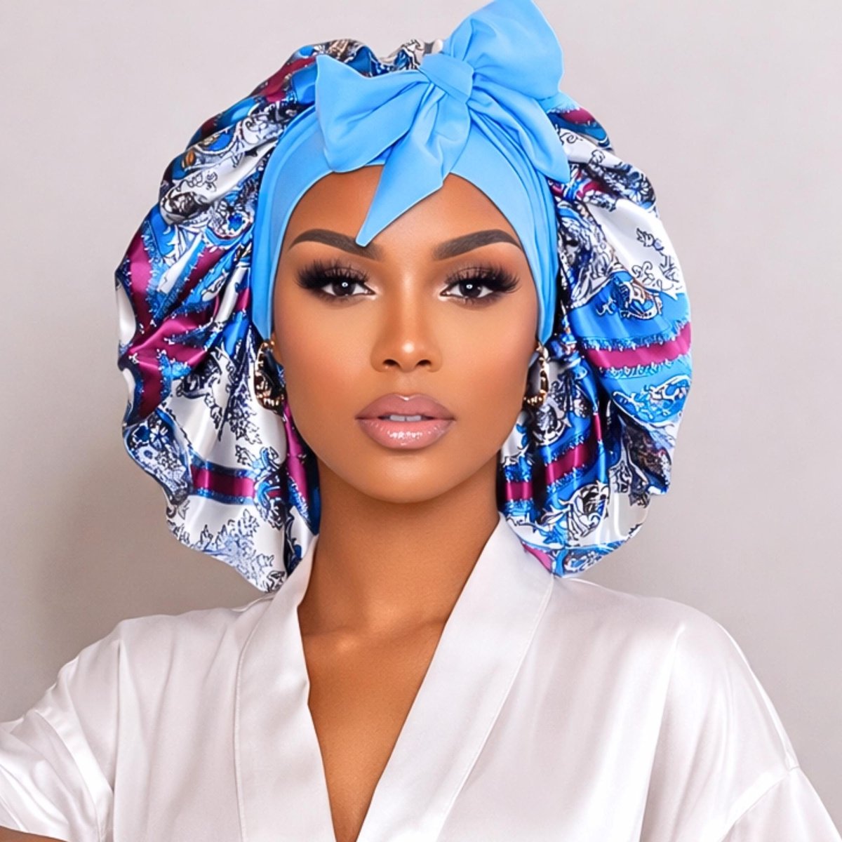 Original Stretch Tie Satin Bonnet