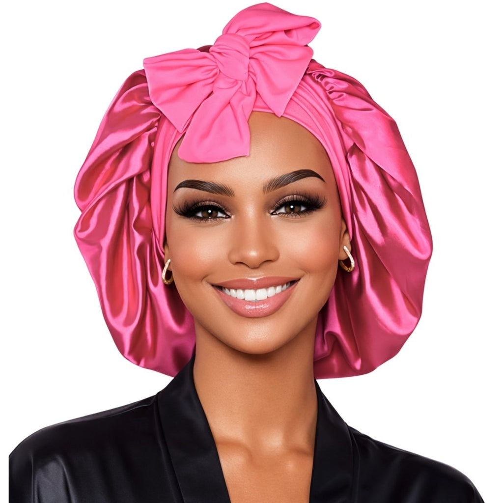 Original Stretch Tie Satin Bonnet