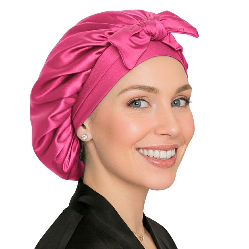 Original Stretch Tie Satin Bonnet