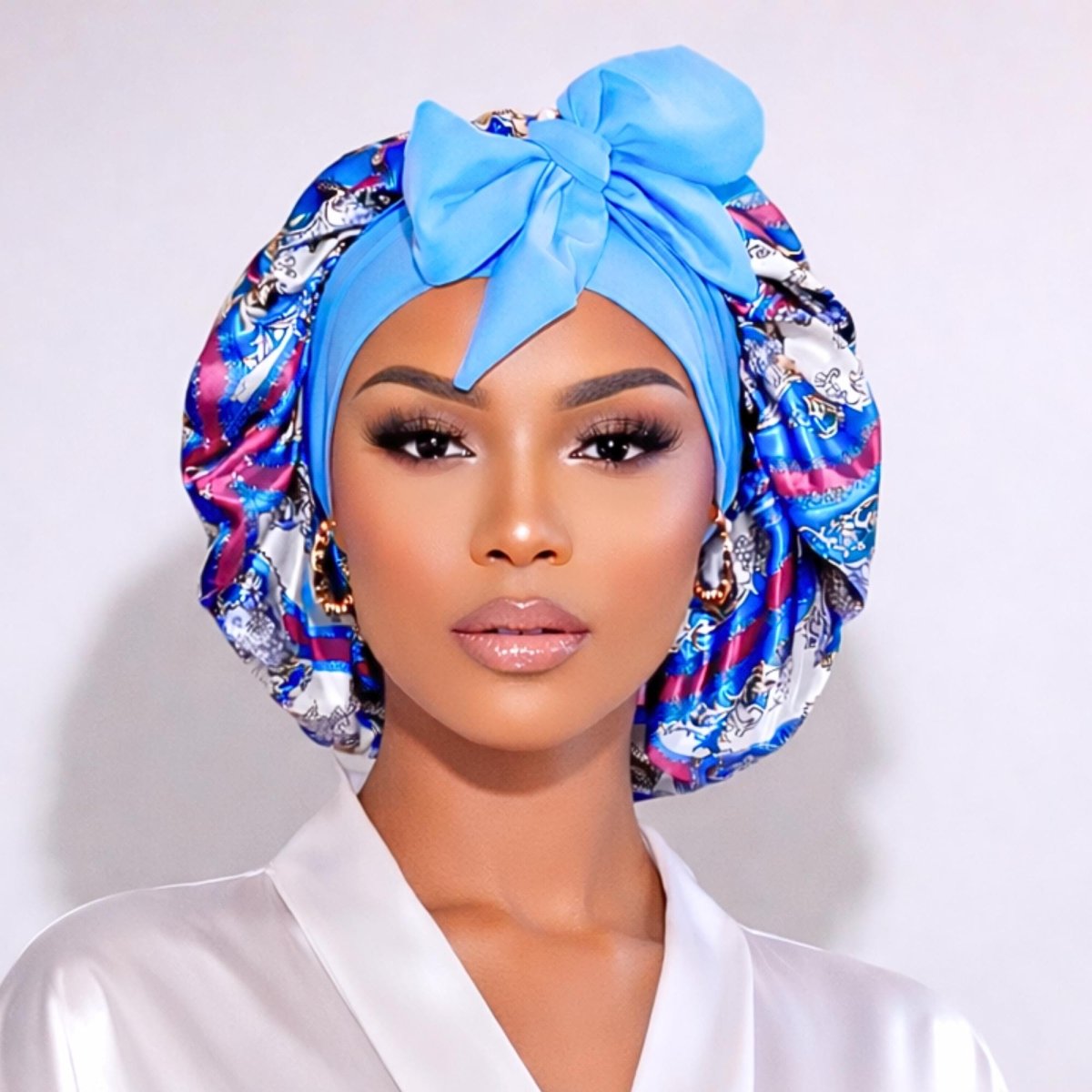 Original Stretch Tie Satin Bonnet