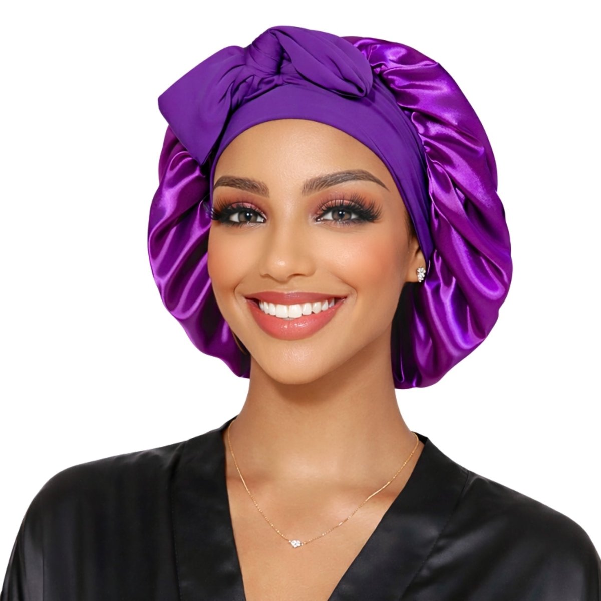 Original Stretch Tie Satin Bonnet