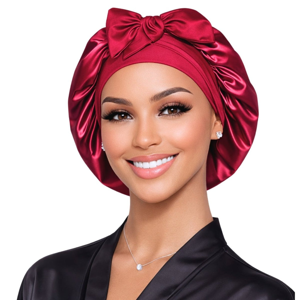 Original Stretch Tie Satin Bonnet