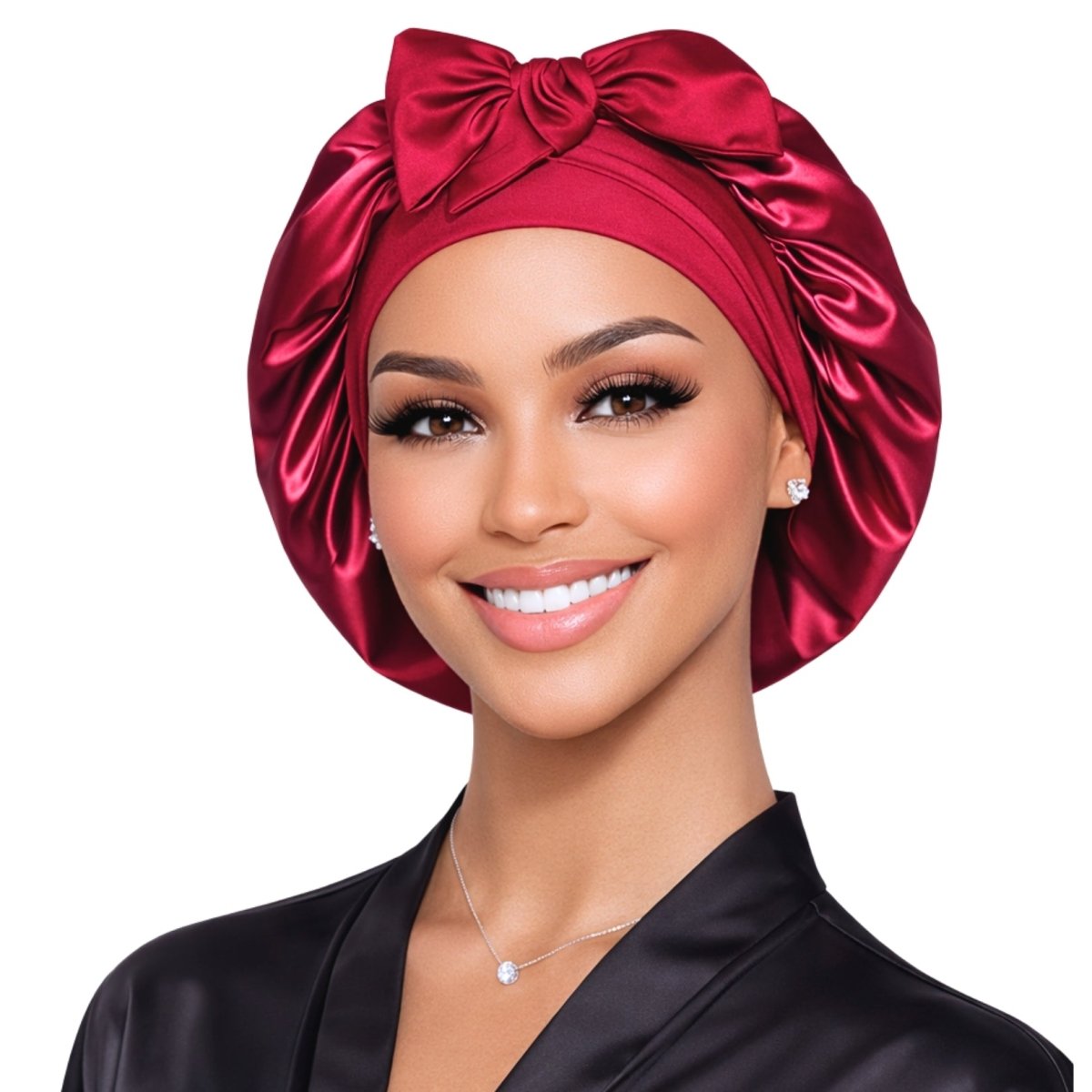 Original Stretch Tie Satin Bonnet