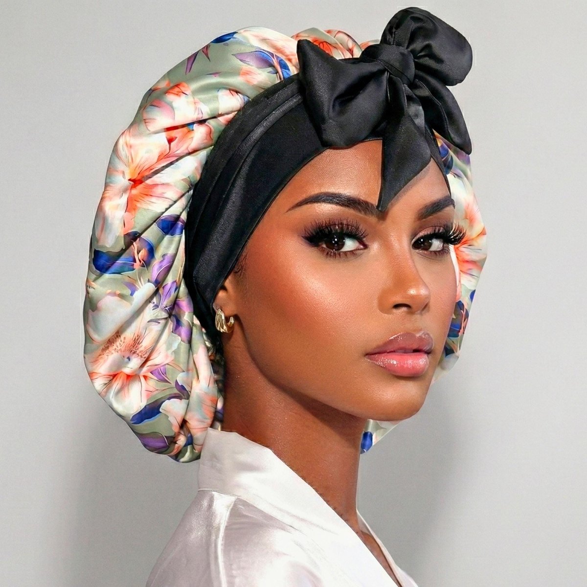 Original Stretch Tie Satin Bonnet