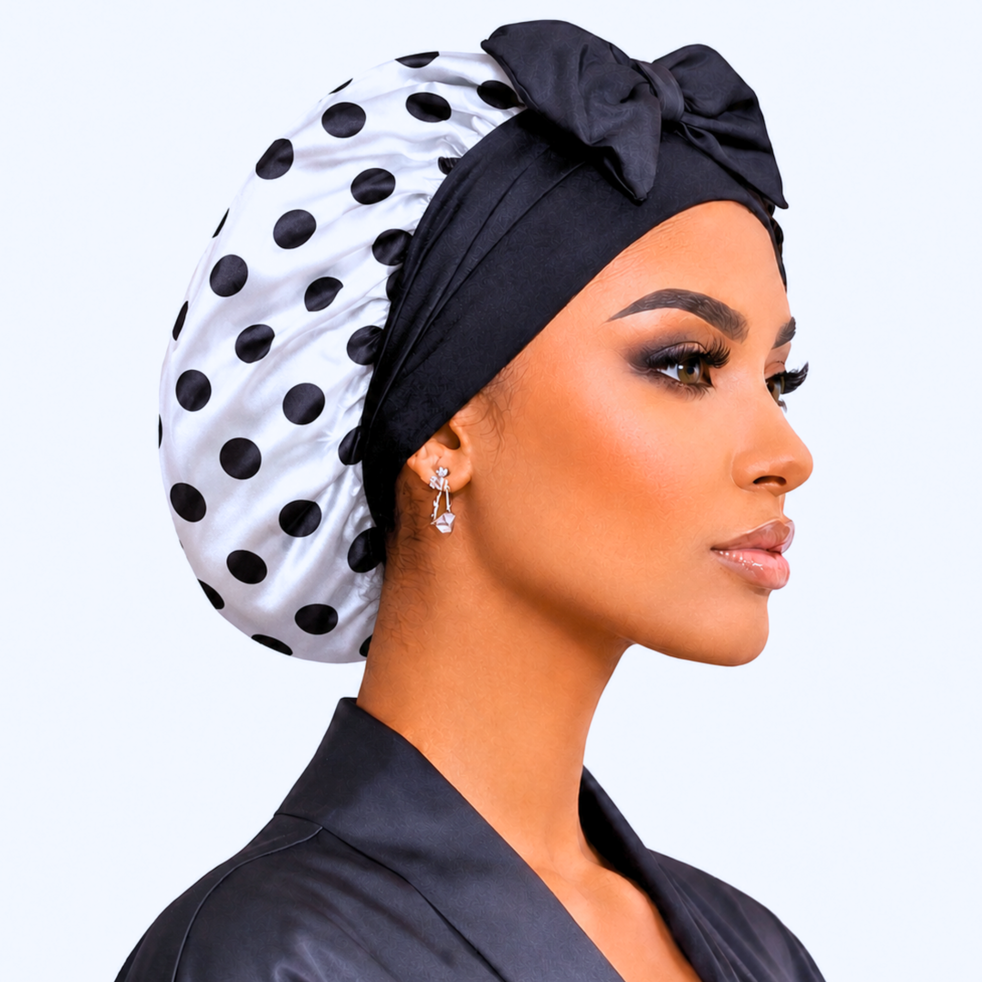 Original Stretch Tie Satin Bonnet