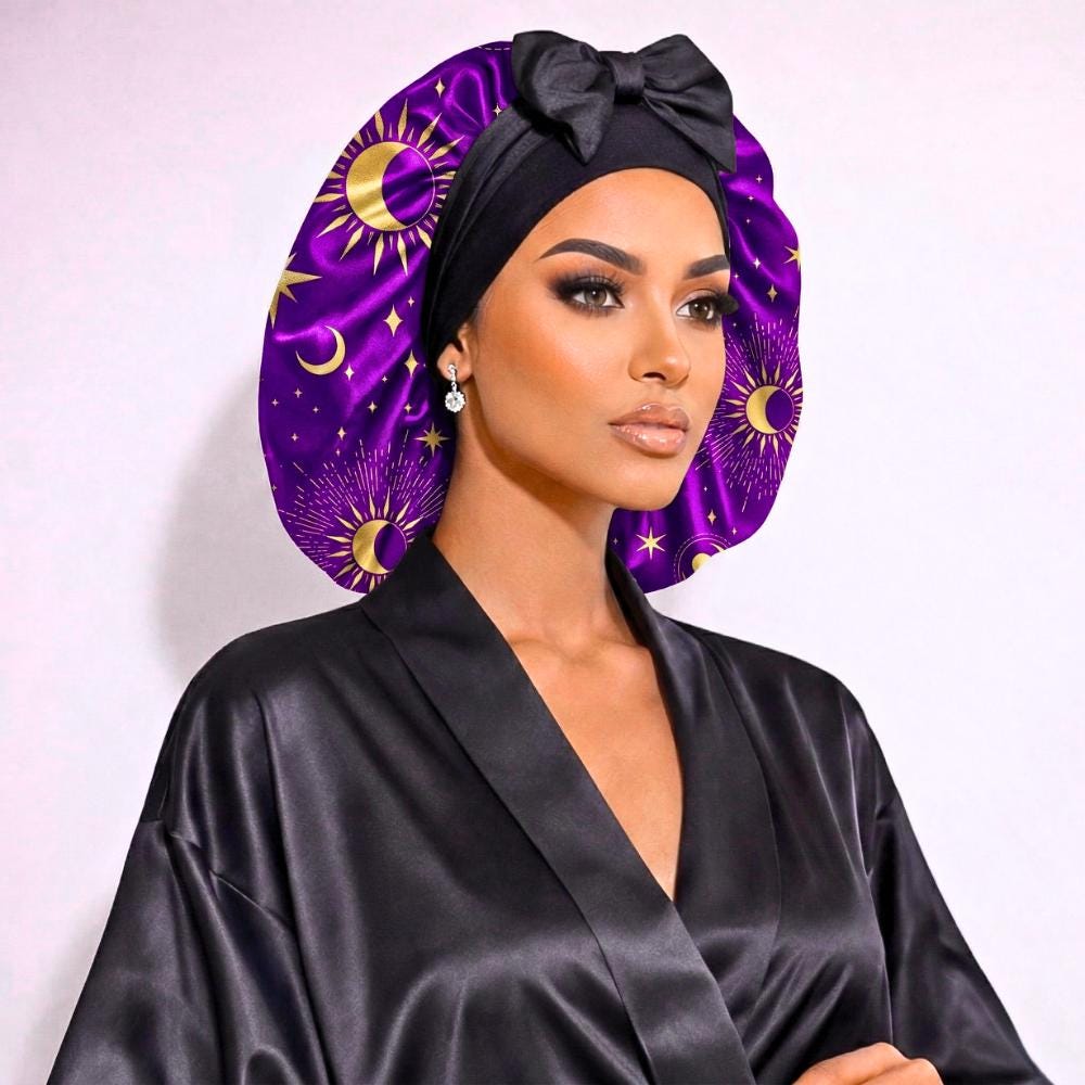 Original Stretch Tie Satin Bonnet