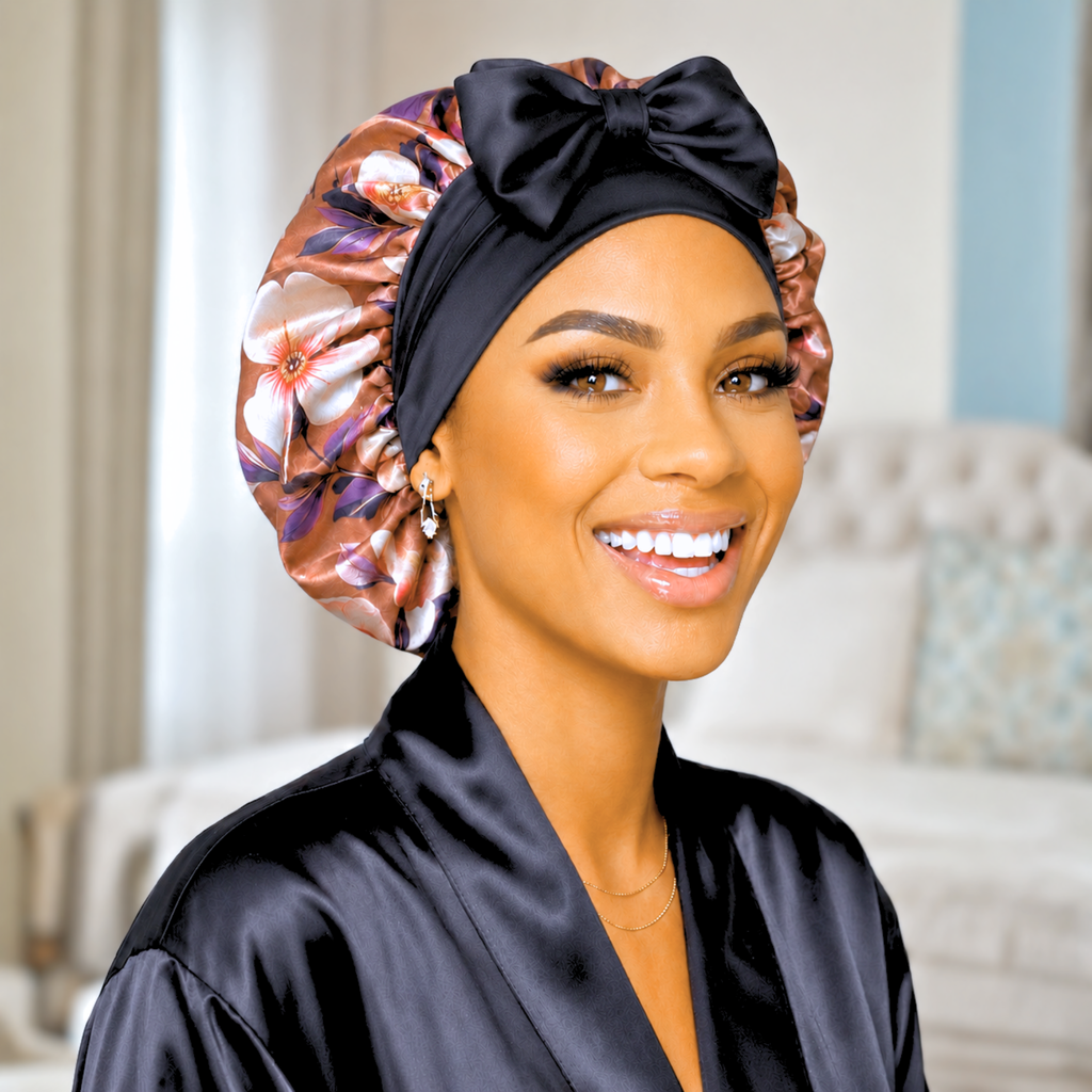 Original Stretch Tie Satin Bonnet